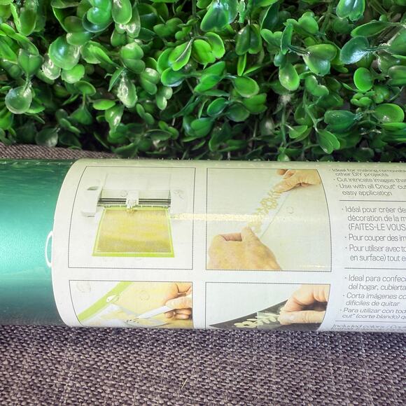 Cricut 5 Sheets 12X12 Adhesive Foil MatteTeal ,Coral, Pink, Dark Silver & Pink - Picture 7 of 12